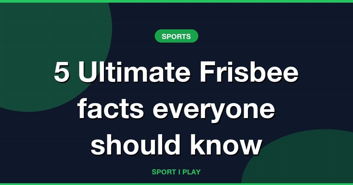 5 Ultimate Frisbee facts everyone should know
