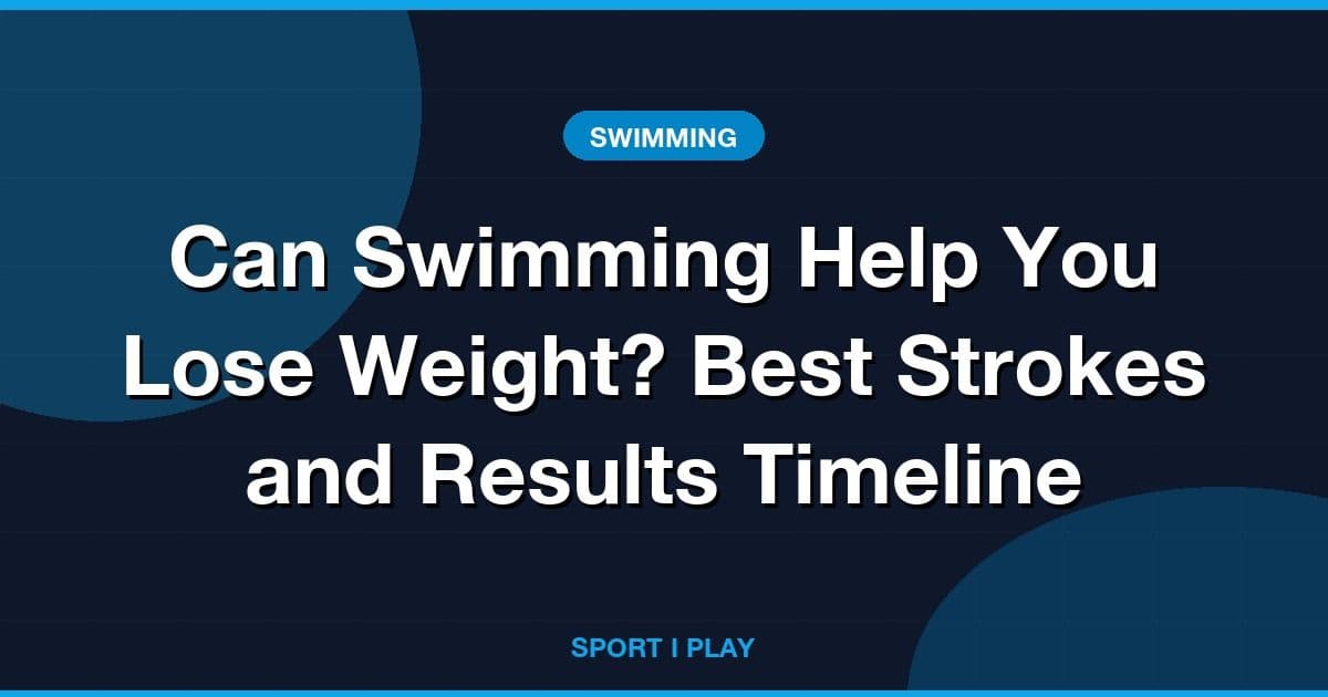 Can Swimming Help You Lose Weight? Best Strokes and Results Timeline