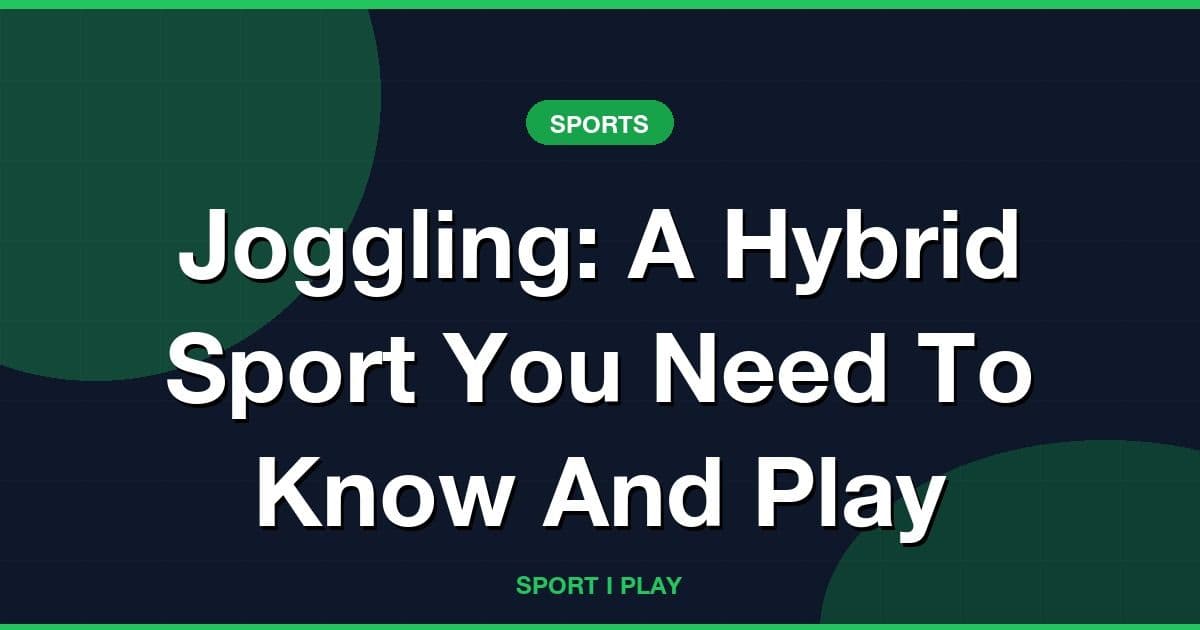 Joggling: A Hybrid Sport You Need To Know And Play