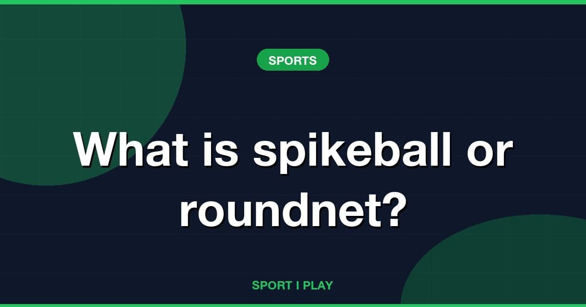 What is spikeball or roundnet?