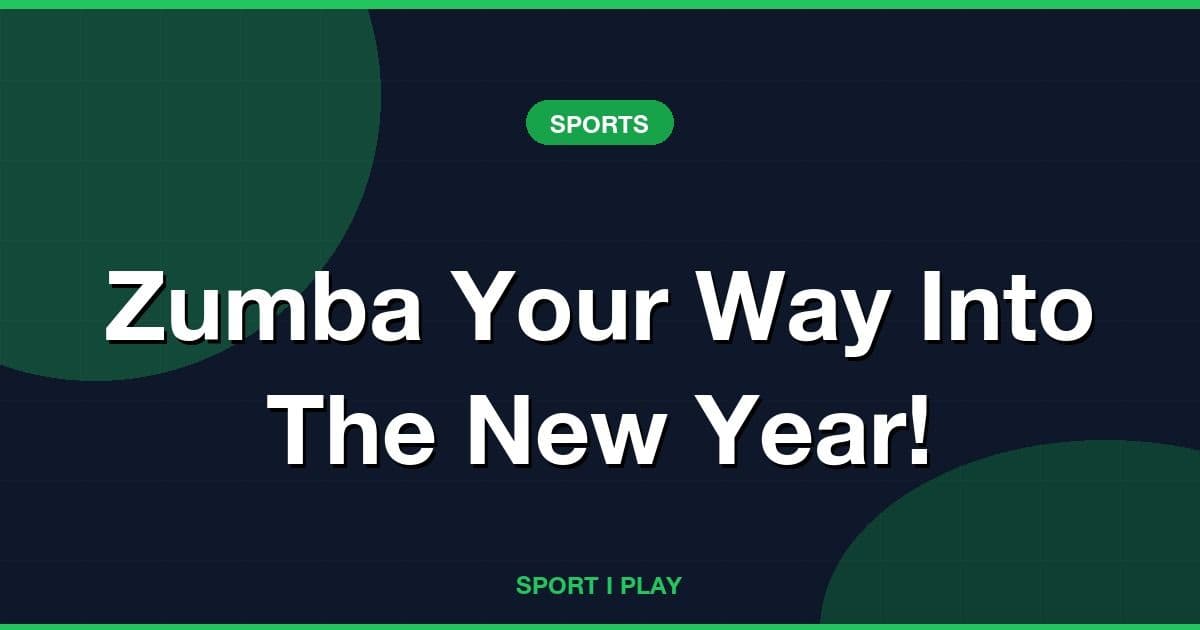 Zumba Your Way Into The New Year!